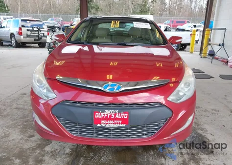 2013 Hyundai Sonata Hybrid Limited из США, поврежденный, VIN KMHEC4A41DA067322